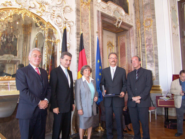 Auszeichnung im Schloss Bruchsal